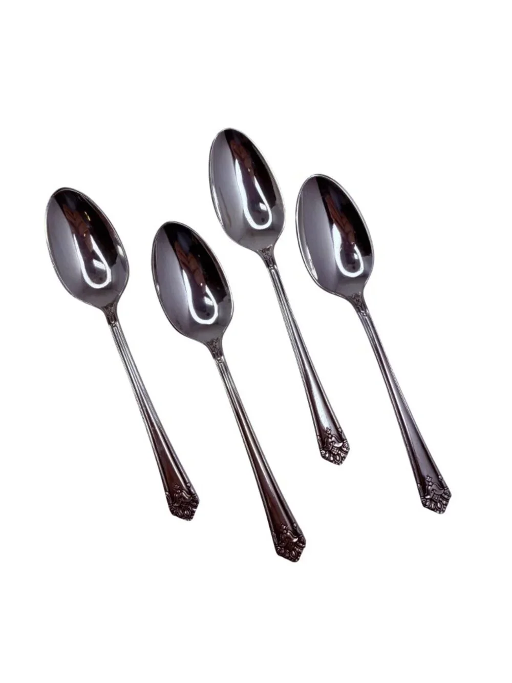 4 Teaspoons Spoon Her Majesty Silverplate Flatware 1931 International Silver